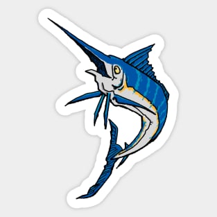 Blue Marlin Sticker